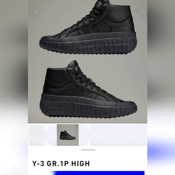 Y-3 GR.IP high sneakers, black - Picture 7 of 9